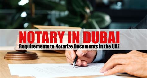 Public notary services In Dubai and Document .